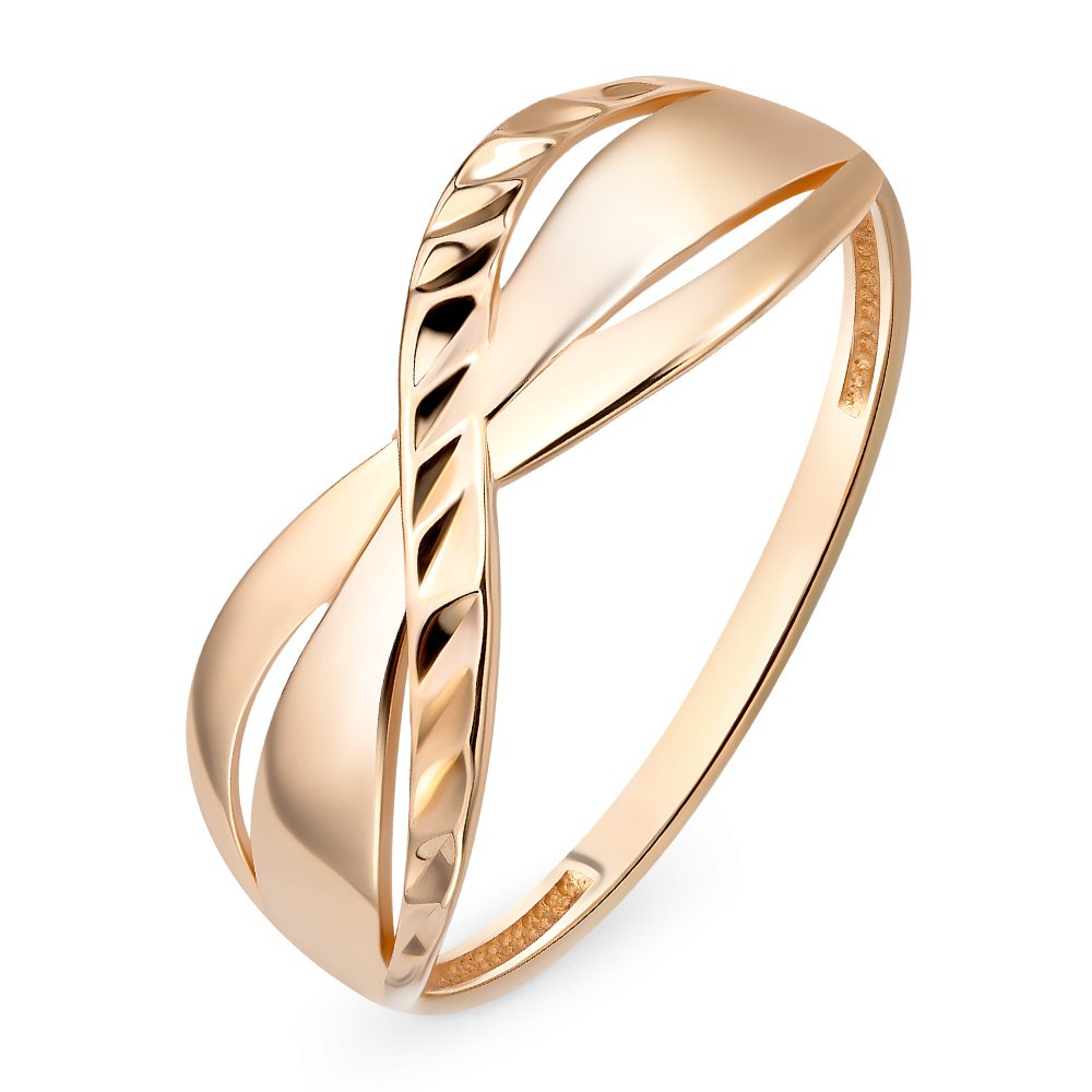 

Кольцо женское из красного золота 585Gold 401004881, р, 401004881