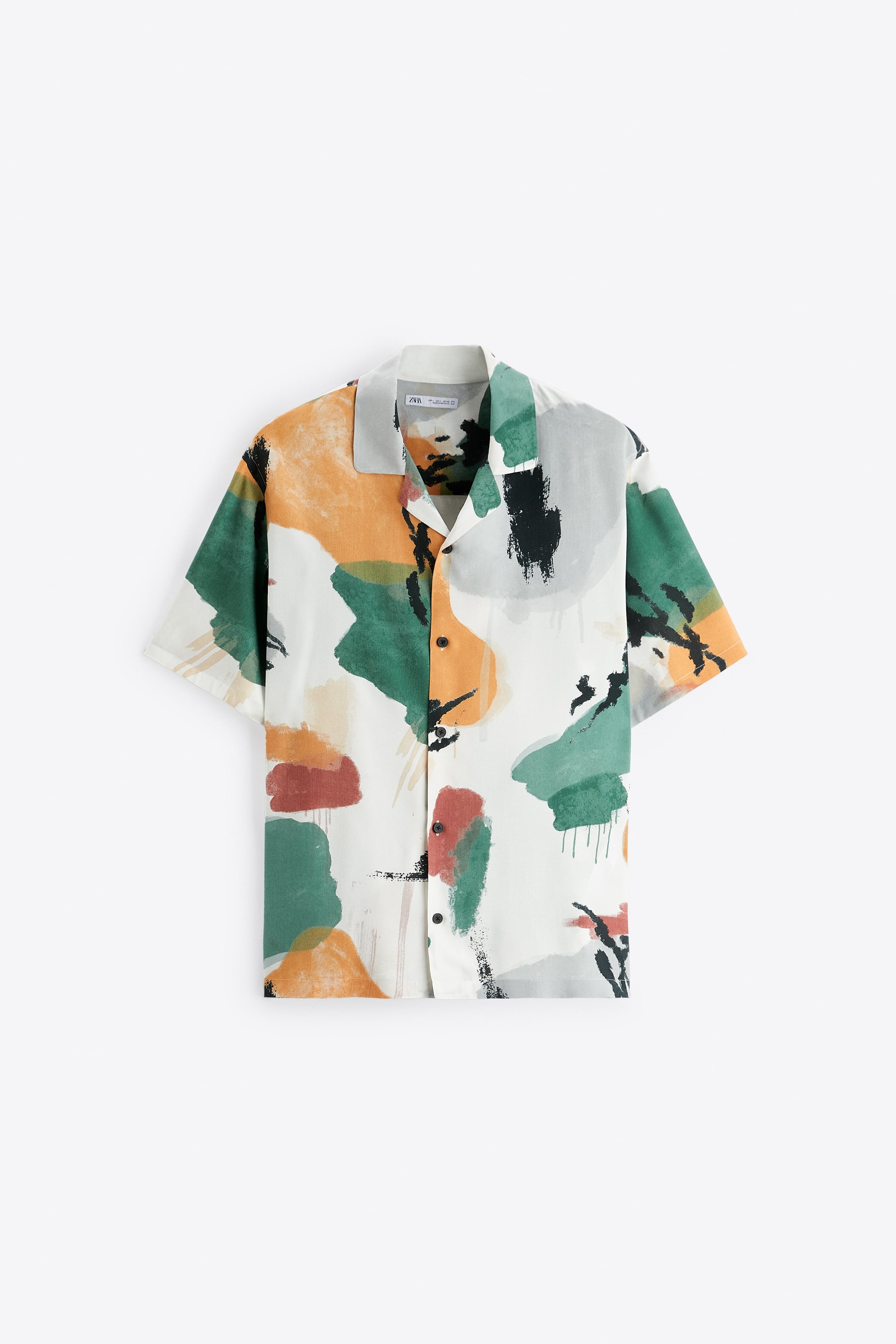 

Рубашка мужская ZARA 04341032 белая M (доставка из-за рубежа), Белый, 04341032