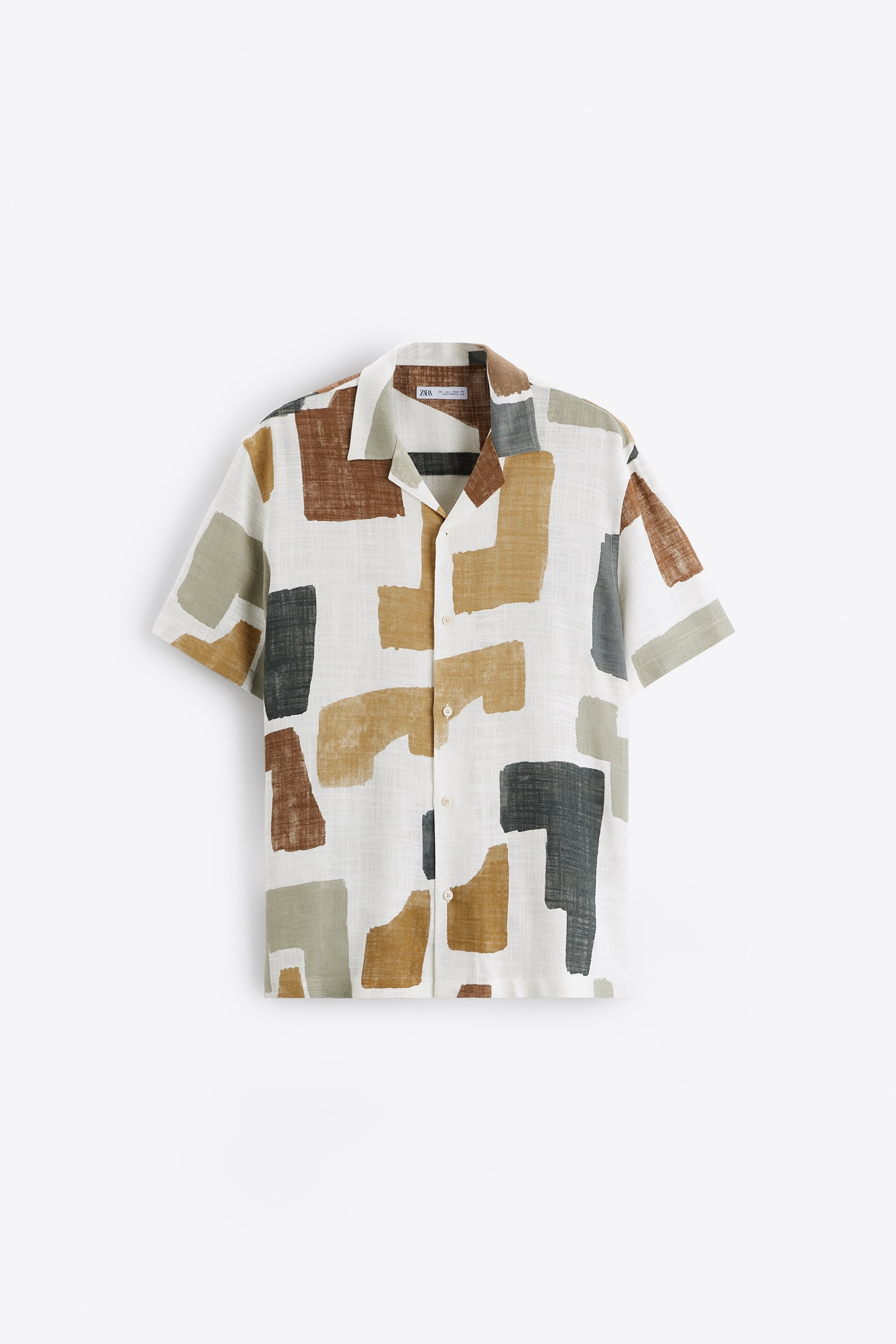 

Рубашка мужская ZARA 04459401 оранжевая L (доставка из-за рубежа), 04459401