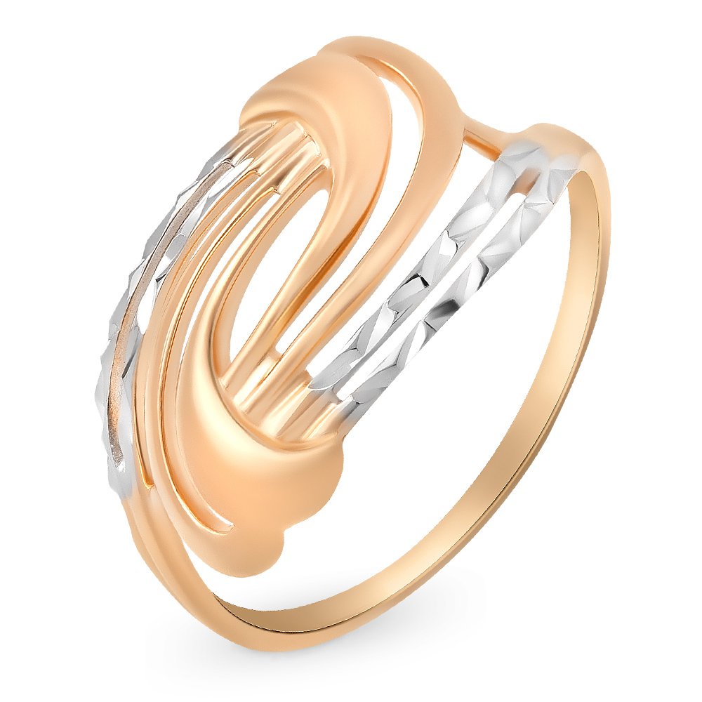 

Кольцо женское из красного золота без вставки 585Gold 401004752, р, 401004752