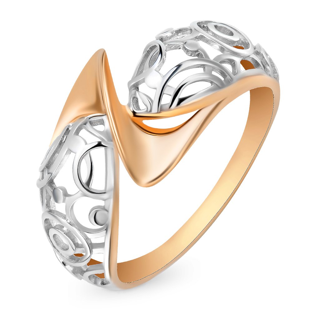 

Кольцо женское из красного золота без вставки 585Gold 401004754, р, 401004754