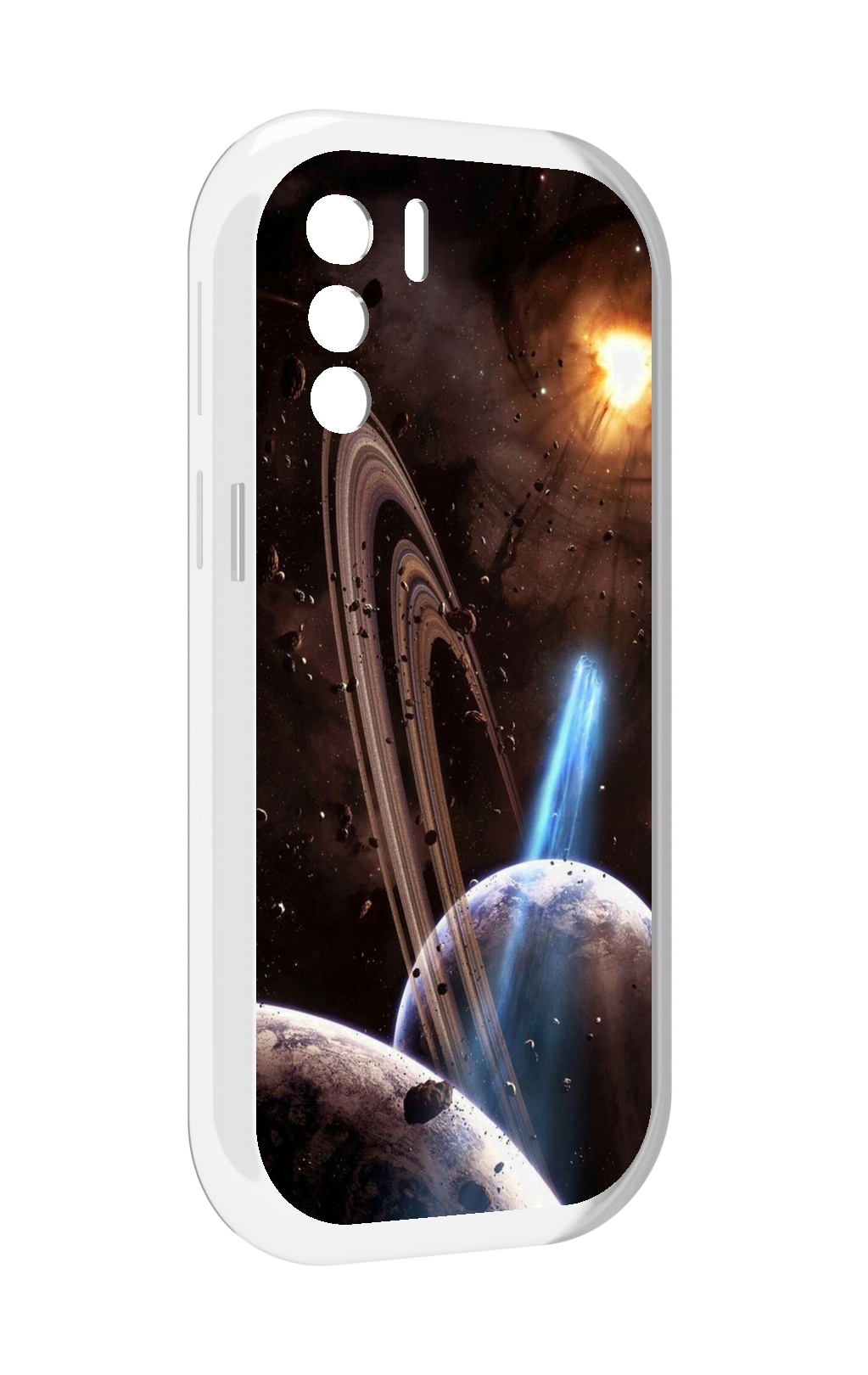 

Чехол MyPads сатурн в космосе для UleFone Note 13P, Прозрачный, Tocco