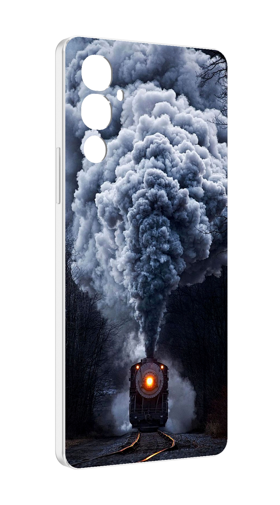 

Чехол MyPads Паровоз для Tecno Pova 4, Прозрачный, Tocco