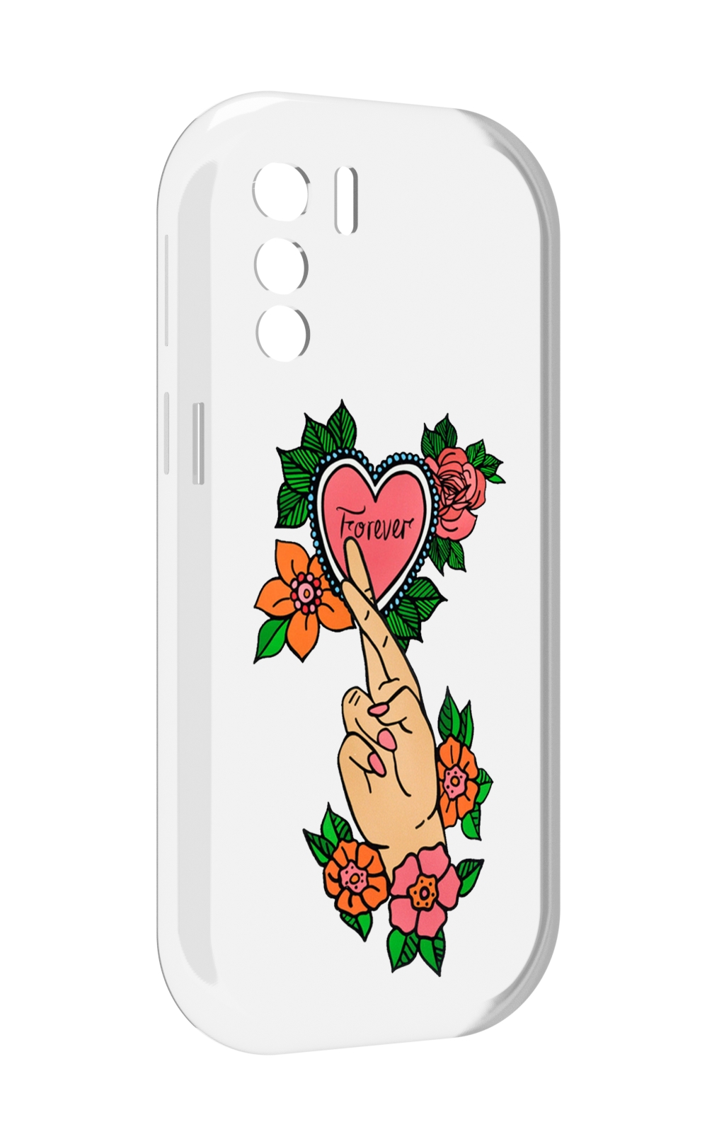 

Чехол MyPads ручки-навсегда женский для UleFone Note 13P, Прозрачный, Tocco