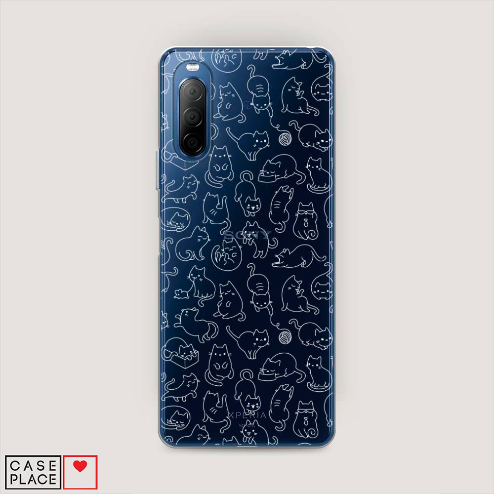 

Чехол Awog на Sony Xperia 10 II "Шкодливые котики", Разноцветный, 54650-2