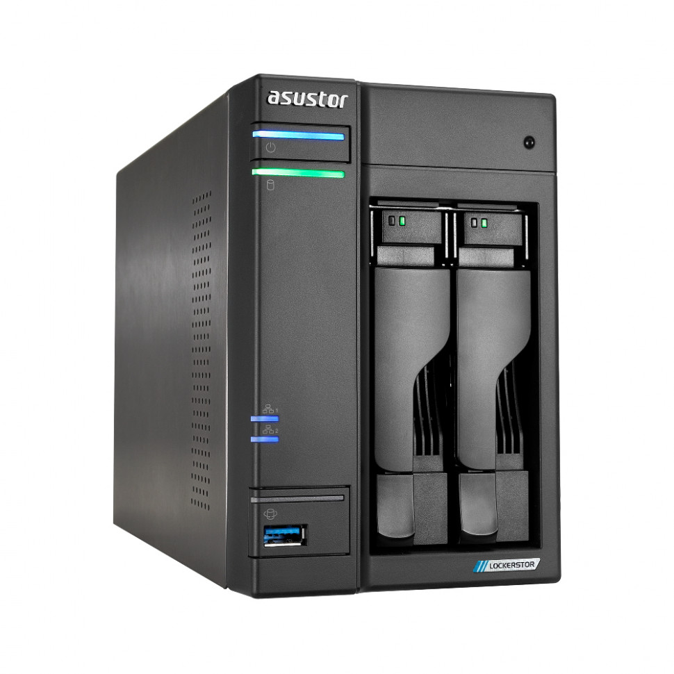 

Сетевое хранилище данных ASUS Asustor AS6702T V2 черный (90IX01N1-BW3S20), Asustor AS6702T V2