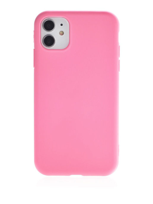 фото Чехол qvatra для iphone 12 pro max с подкладкой из микрофибры pink