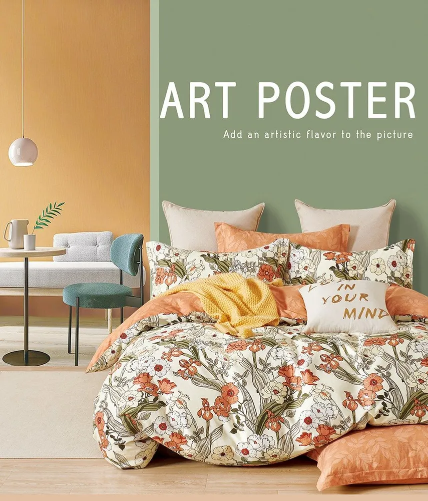 

Комплект постельного белья Guten Morgen Art orange 200Tc двуспальный сатин 70x70 оранжевый