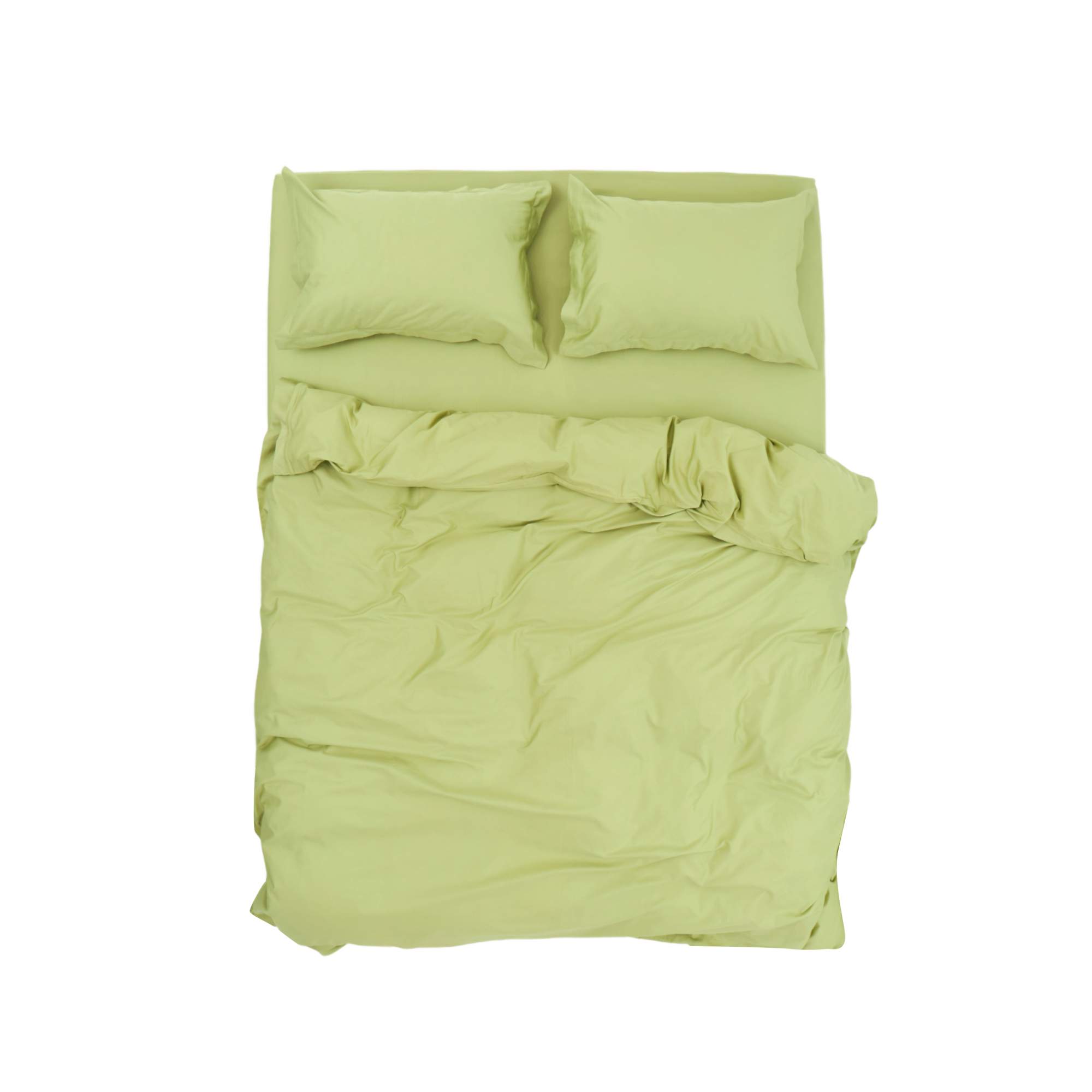 Пододеяльник из премиум сатина Frosted Lime 200x200