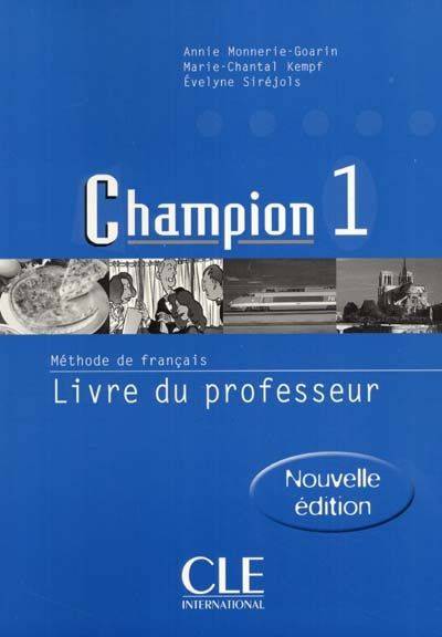 фото Книга champion 1 livre du professeur cle international