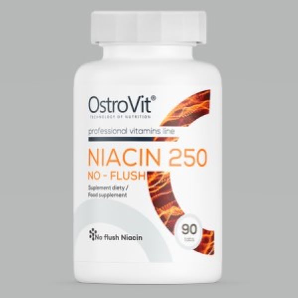 Ниацин OstroVit Niacin 250 NO-FLUSH 90 таблеток