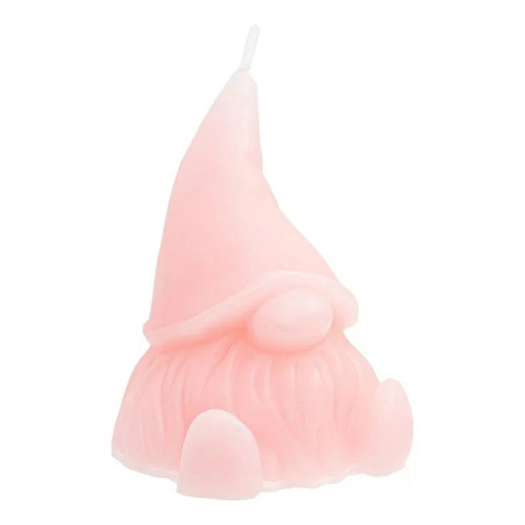 Свеча новогодняя Снежное кружево фигурная 9x6x4см в ассортименте(цвет и дизайн по наличию)