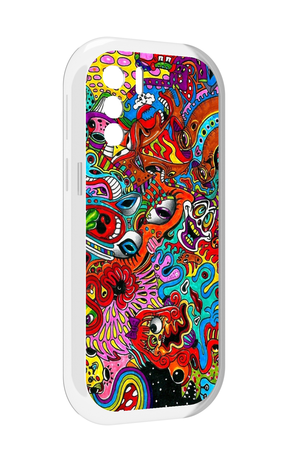 

Чехол MyPads разные абстракции яркие для UleFone Note 13P, Прозрачный, Tocco