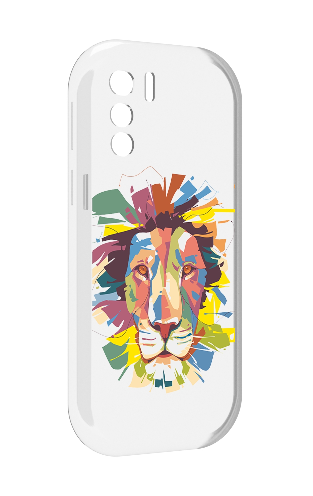 

Чехол MyPads разноцветный-лев детский для UleFone Note 13P, Прозрачный, Tocco