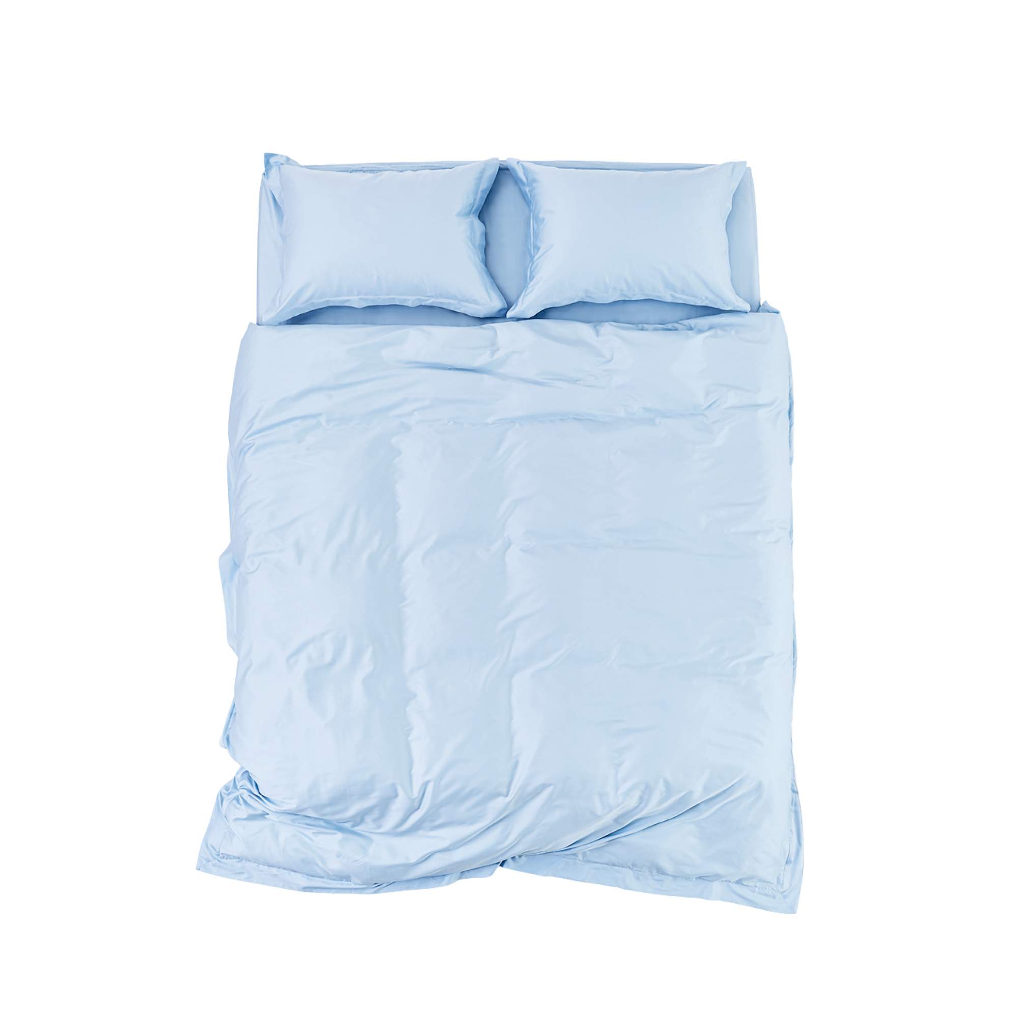 

Пододеяльник из премиум сатина North Blue 135x200, Голубой, Пододеяльник