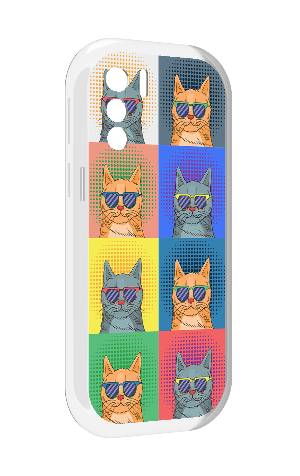 

Чехол MyPads разноцветные-коты для UleFone Note 13P, Прозрачный, Tocco