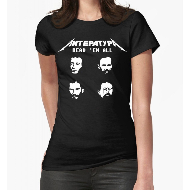 

Футболка женская Dream Shirts Классическая Метал - Литература черная 3XL, Черный, Классическая Метал - Литература