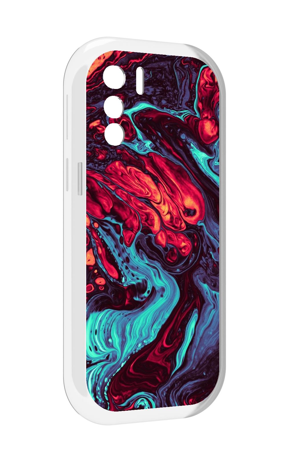 

Чехол MyPads разбавленная краска для UleFone Note 13P, Прозрачный, Tocco