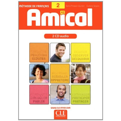 фото Книга amical - niveau 2 - a2 - cd audio cle international