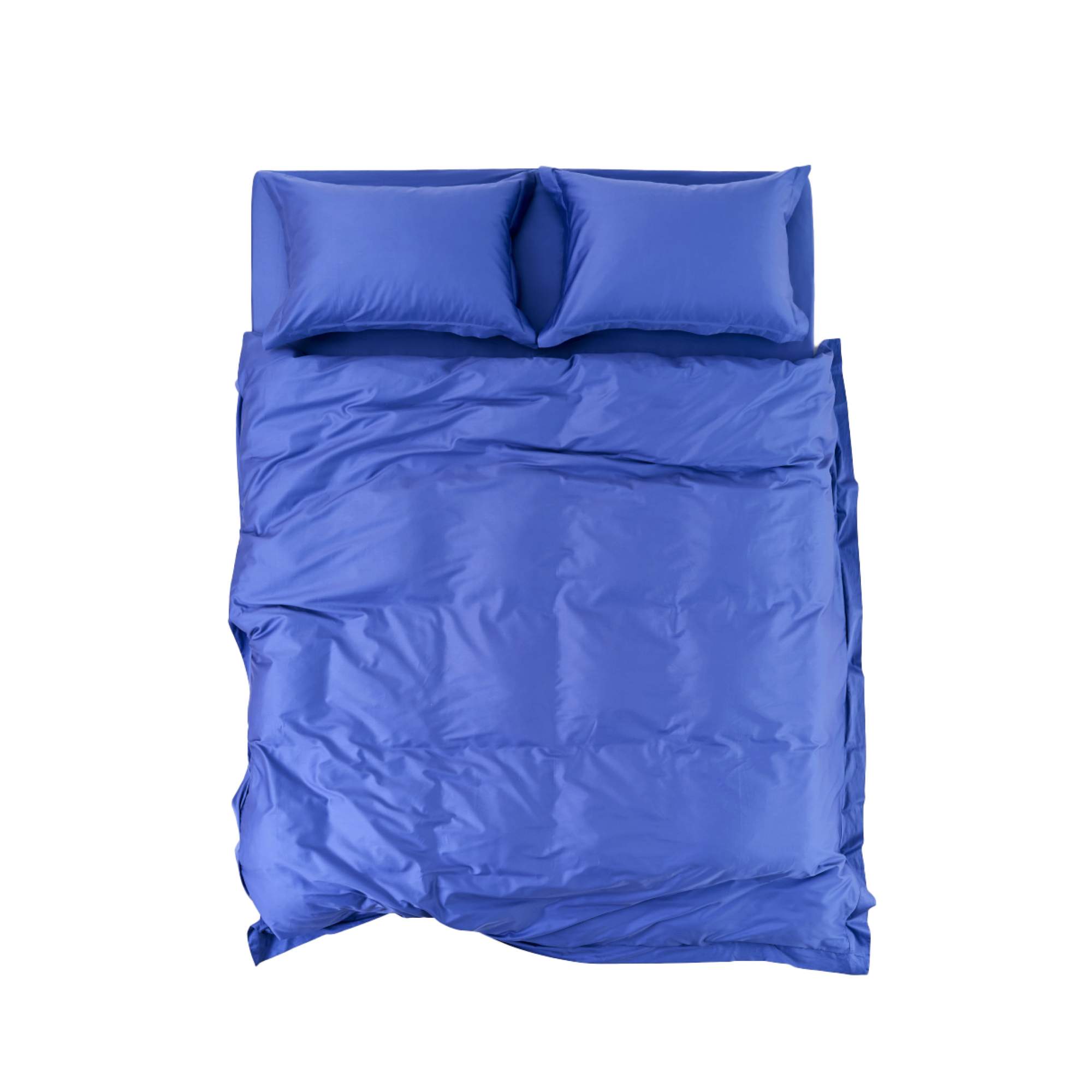 

Пододеяльник из премиум сатина Indigo Blue 135x200, Синий, Пододеяльник