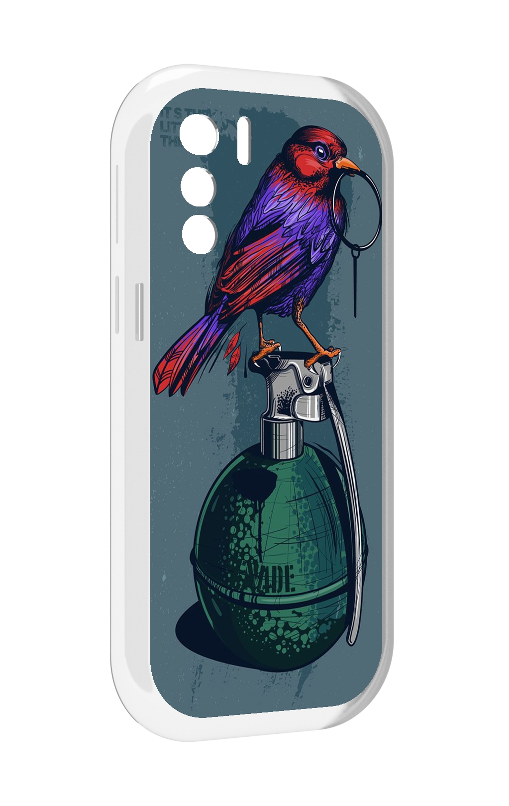

Чехол MyPads птица с гранатой для UleFone Note 13P, Прозрачный, Tocco