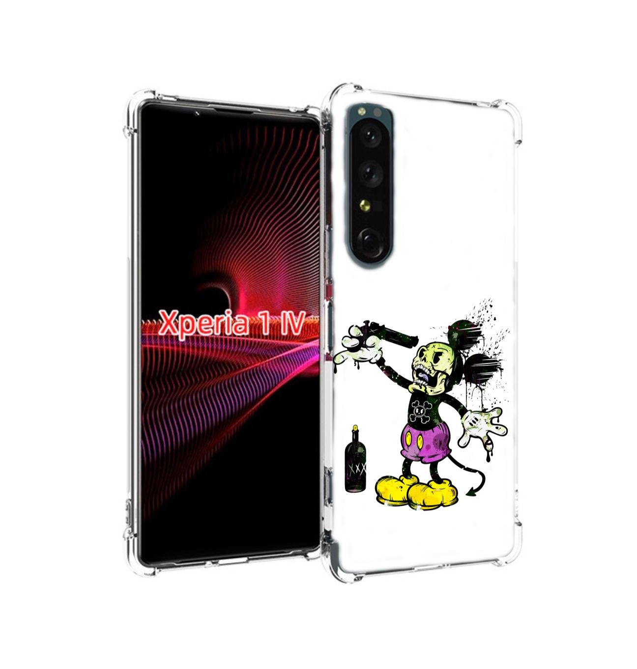 

Чехол накладка MyPads Драг Микки для Sony Xperia 1 IV, Прозрачный, Tocco