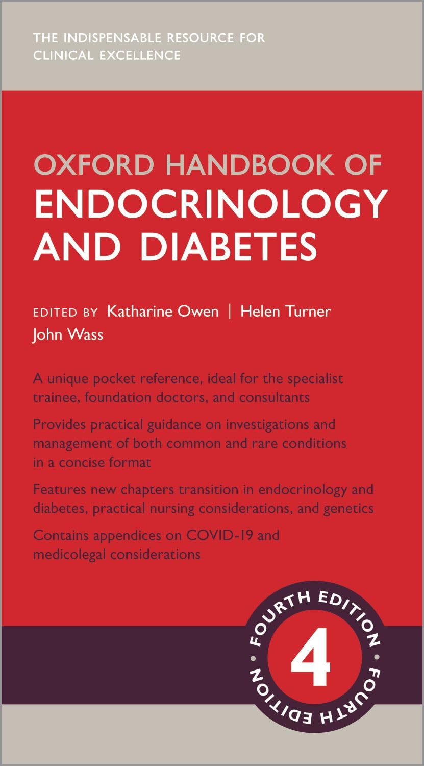 

Oxford handbook of endocrinology & diabetes 4e. Owen, Katharine