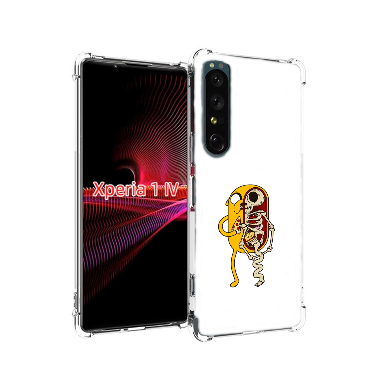 

Чехол накладка MyPads Джейк скелет для Sony Xperia 1 IV, Прозрачный, Tocco