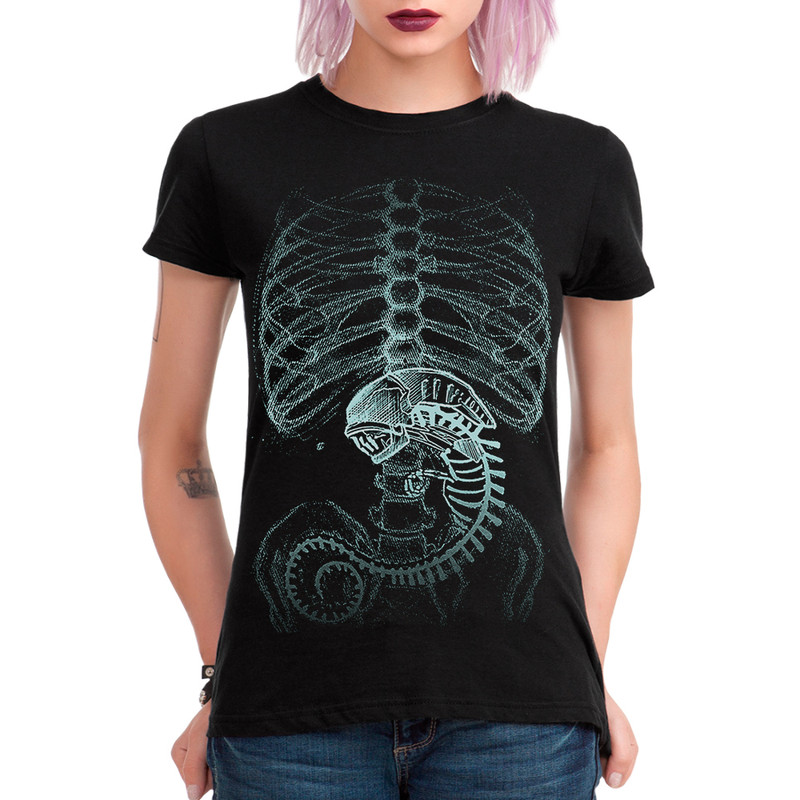 

Футболка женская Dream Shirts Ксеноморф Внутри - Чужой черная L, Черный, "Ксеноморф Внутри - Чужой"