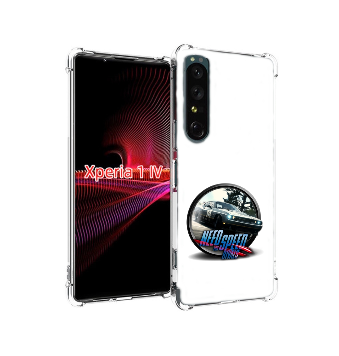 Чехол задняя-панель-накладка-бампер MyPads Гонки для Sony Xperia 1 IV противоударный