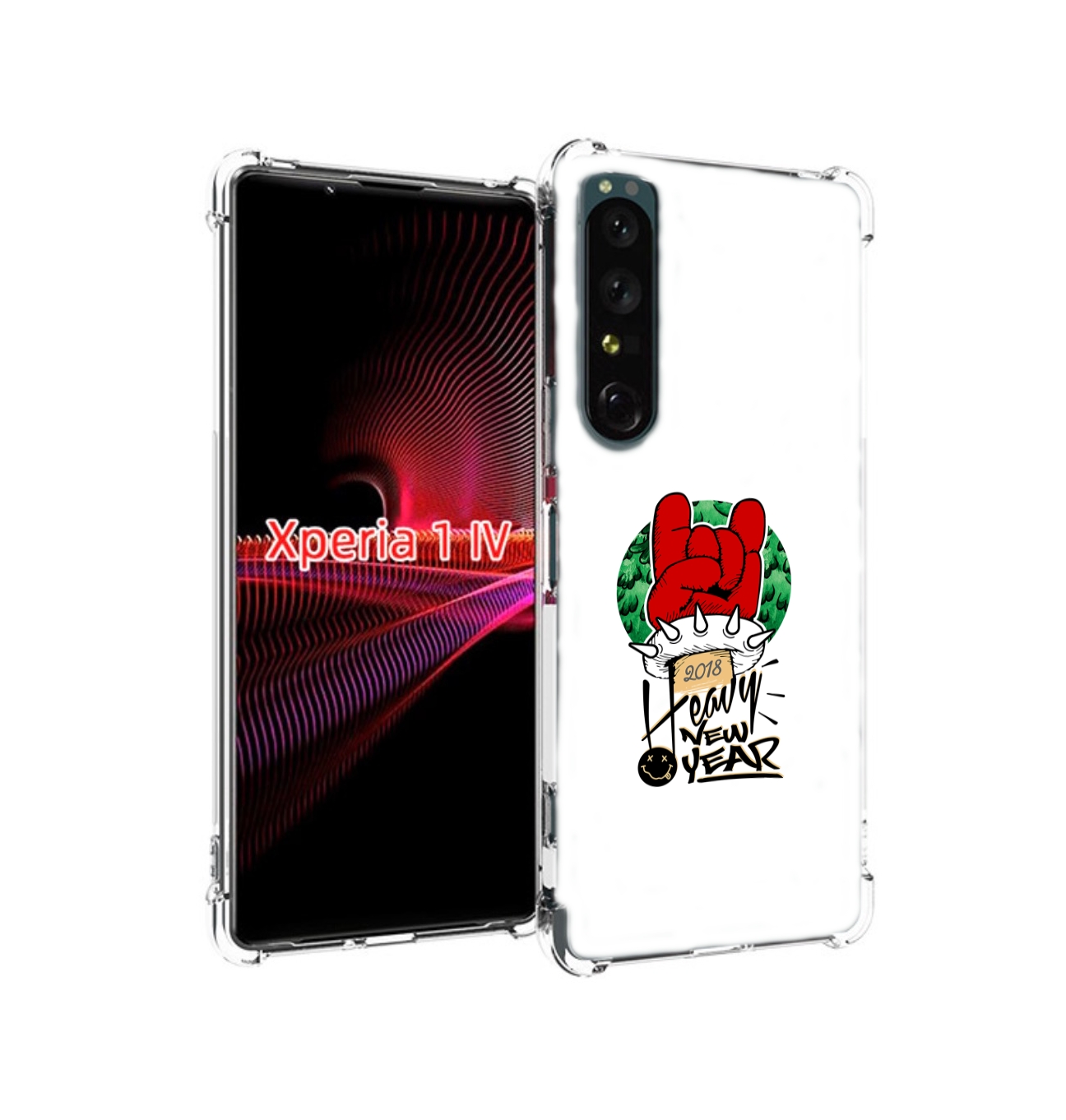 

Чехол накладка MyPads Гангстер новый год для Sony Xperia 1 IV, Прозрачный, Tocco