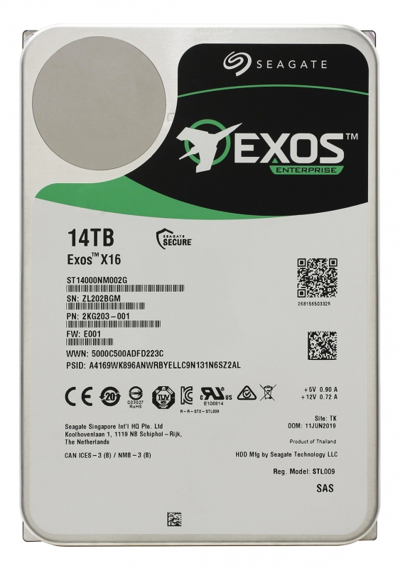 

Жесткий диск Seagate ST14000NM002G 14Tb 7200 SAS 3,5" HDD, ST14000NM002G