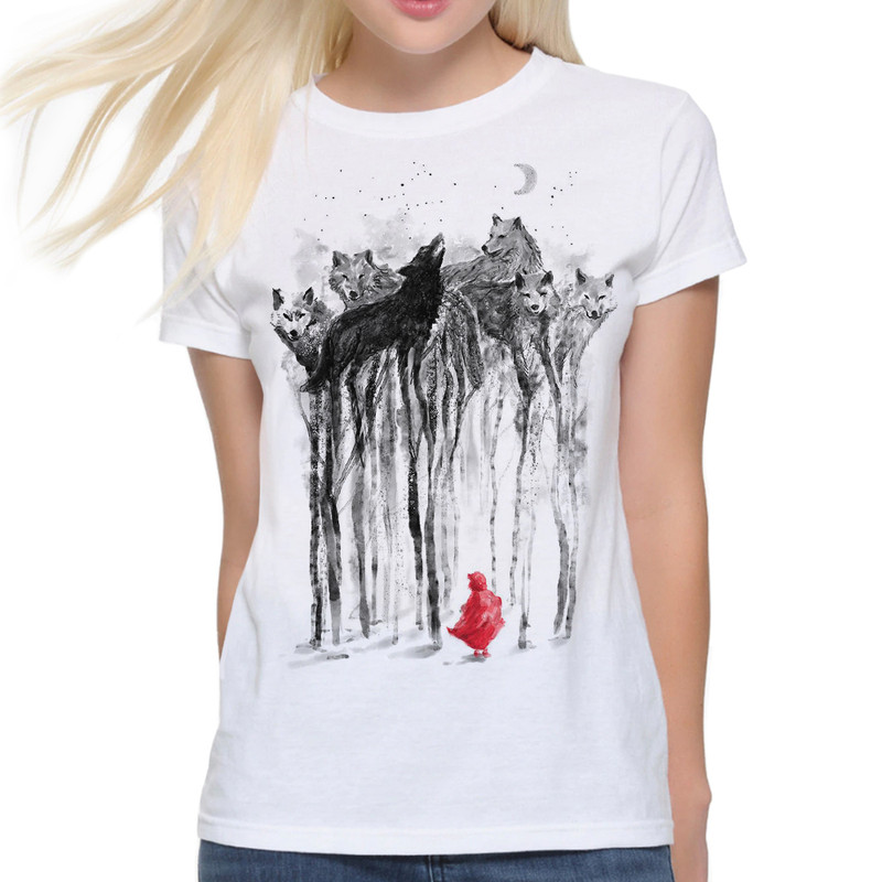 

Футболка женская Dream Shirts Красная Шапочка белая 3XL, Белый, "Красная Шапочка"