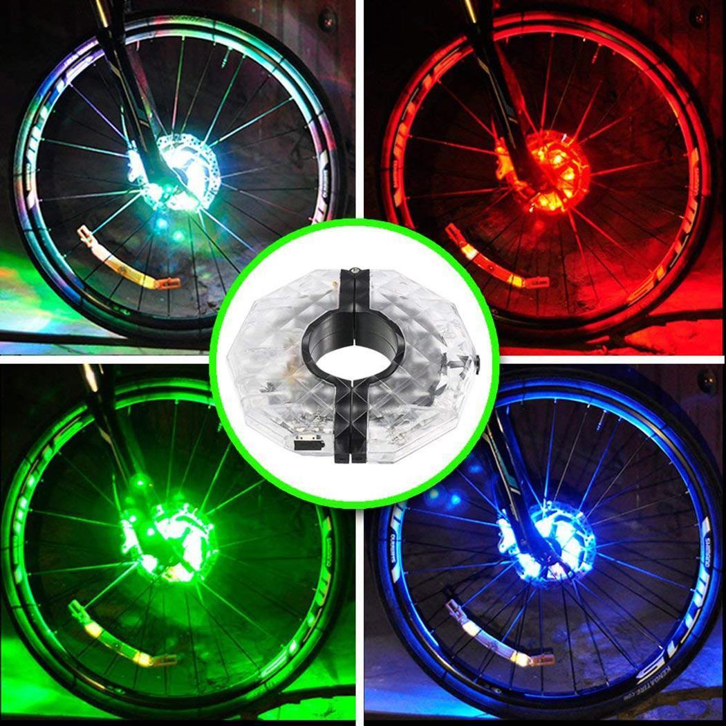 Светодиодная подсветка HANOX PN-LED на ось колеса велосипеда, самоката USB, перезаряжаемый