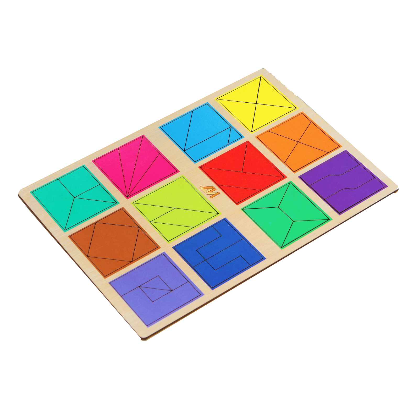 

Головоломка Деревянные игрушки Сложи квадрат 2 уровень по методике Никитина 2729098