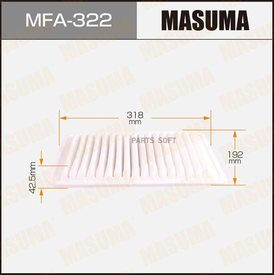 

Фильтр воздушный MASUMA mfa322