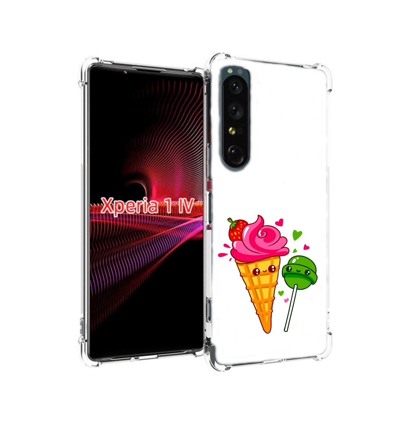 

Чехол накладка MyPads Вкусняшки для Sony Xperia 1 IV, Прозрачный, Tocco