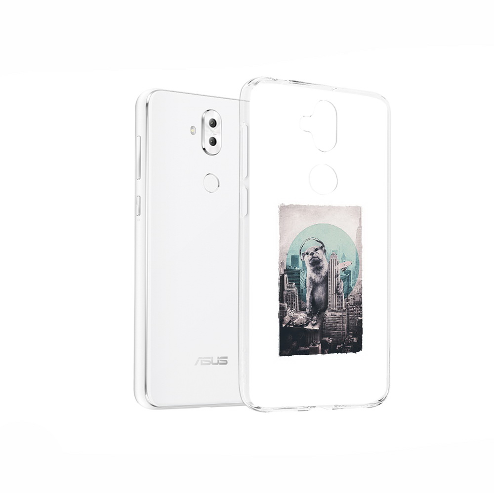 

Чехол MyPads Tocco для Asus ZenFone 5 Lite (ZC600KL) выдра в городе, Прозрачный, Tocco