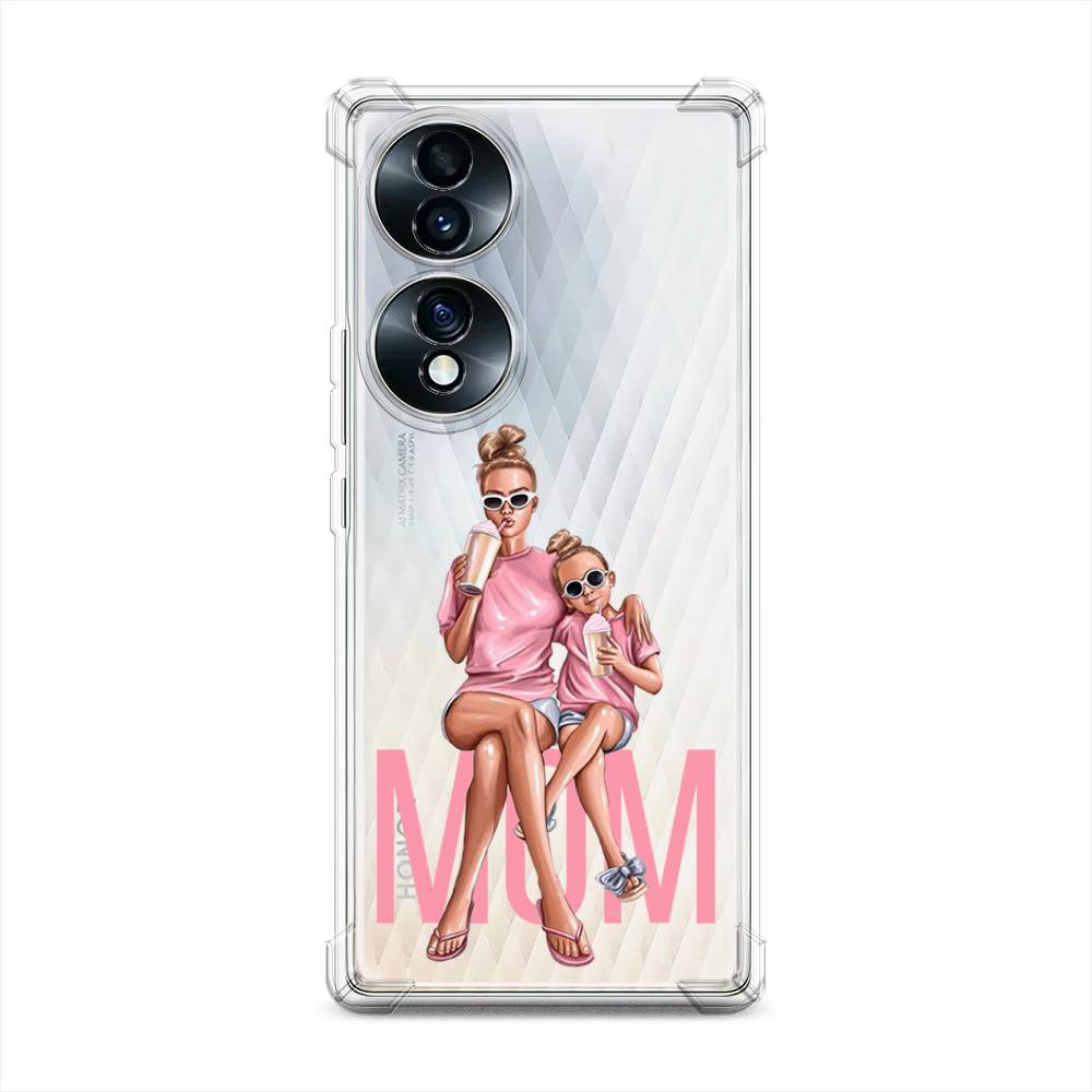 

Чехол Awog на Honor 70 "Lovely mom", Синий;бежевый;розовый, 6108251-1
