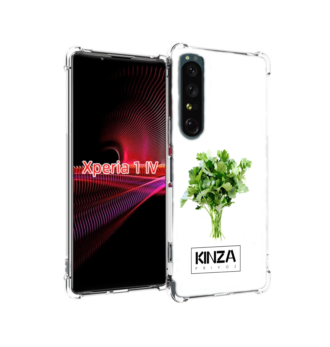 

Чехол задняя-панель-накладка-бампер MyPads Бренд Кинза для Sony Xperia 1 IV противоударный, Прозрачный, Tocco