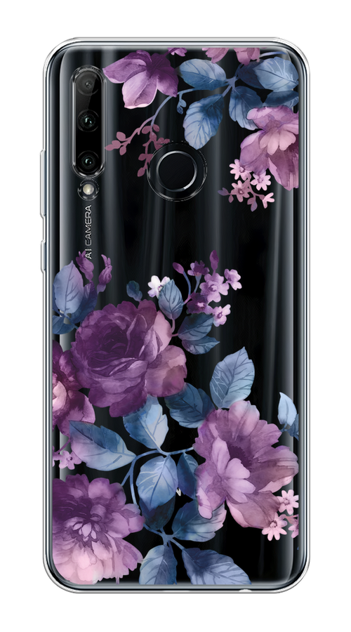 

Чехол на Honor 20e "Purple Blossoms", Синий;фиолетовый, 6104150-1