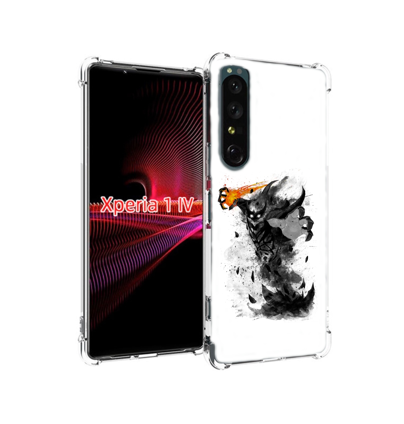 

Чехол накладка MyPads nevermore черно белый для Sony Xperia 1 IV, Прозрачный, Tocco