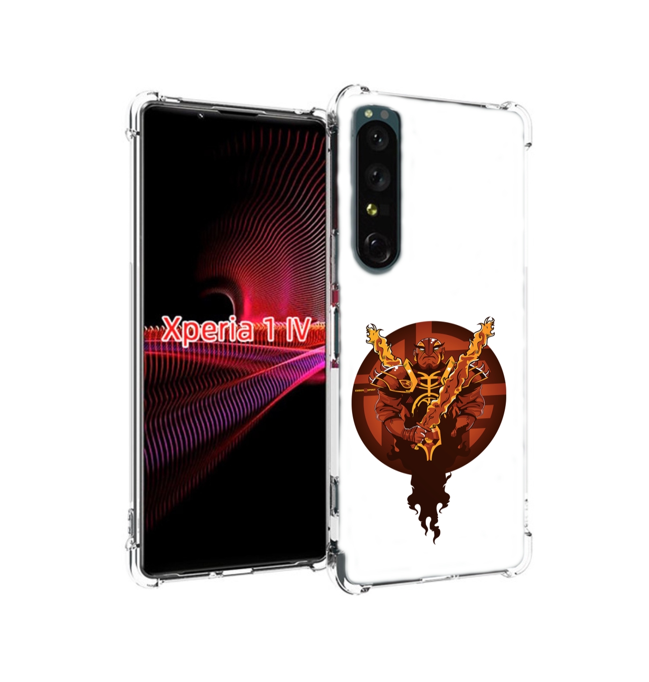 

Чехол накладка MyPads ember spirit для Sony Xperia 1 IV, Прозрачный, Tocco