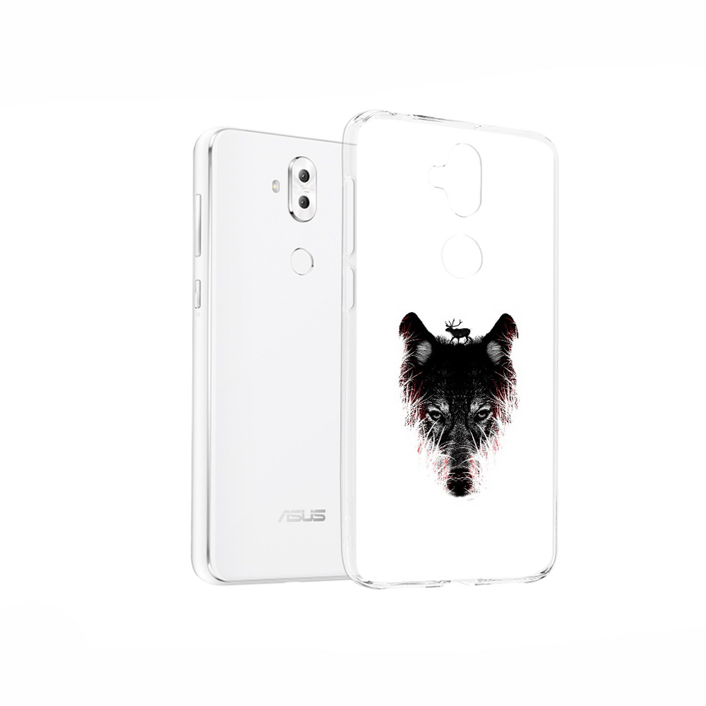 

Чехол MyPads Tocco для Asus ZenFone 5 Lite (ZC600KL) волк в траве, Прозрачный, Tocco