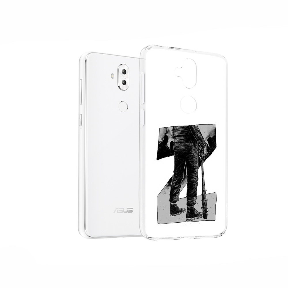 

Чехол MyPads Tocco для Asus ZenFone 5 Lite (ZC600KL) воин черно белый, Tocco