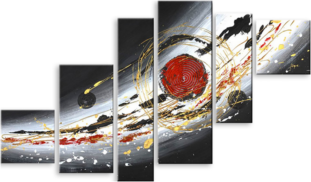 

Картина модульная на холсте Модулка Абстрактный ком 120x75 см, 5534