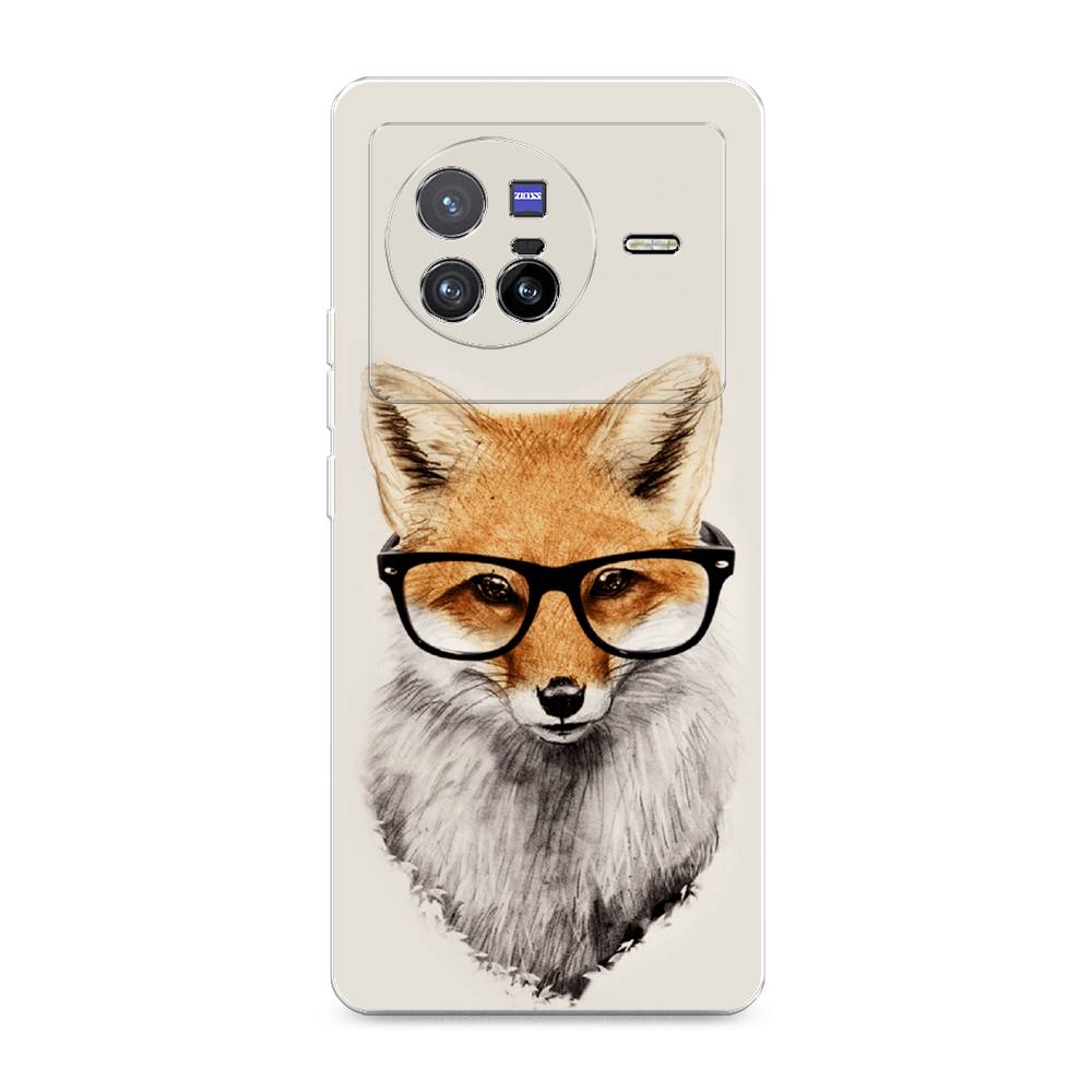 

Чехол Awog на Vivo X80 "Лиса в очках", Разноцветный, 266550-10
