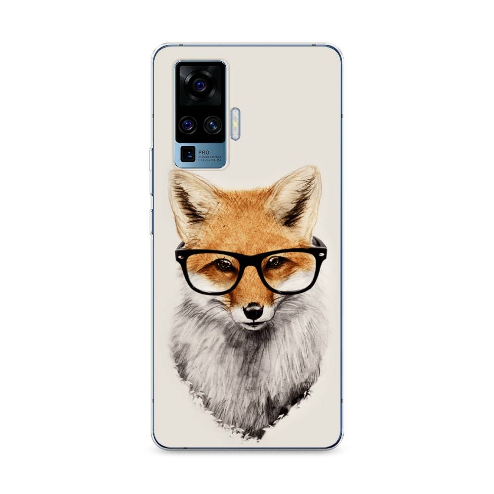 

Чехол Awog на Vivo X50 Pro "Лиса в очках", Разноцветный, 262350-10