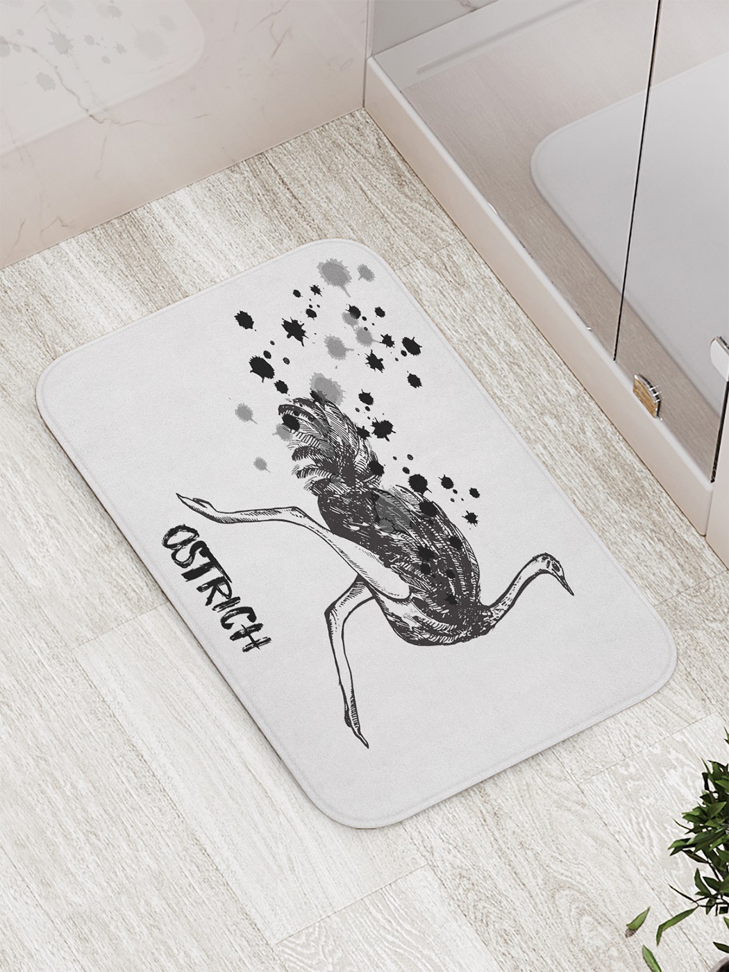 

Коврик противоскользящий для ванной, сауны, бассейна, 77х52 см bath_75655 JoyArty