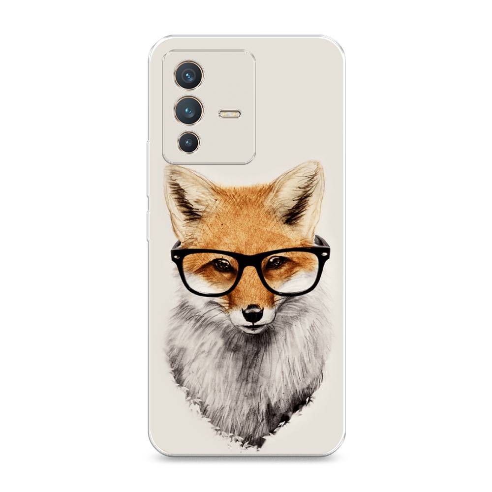 

Чехол Awog на Vivo V23 "Лиса в очках", Разноцветный, 266050-10